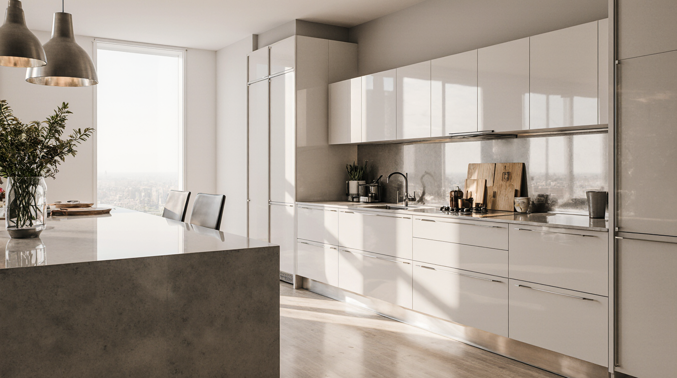 Gloss Kitchen Cabinets