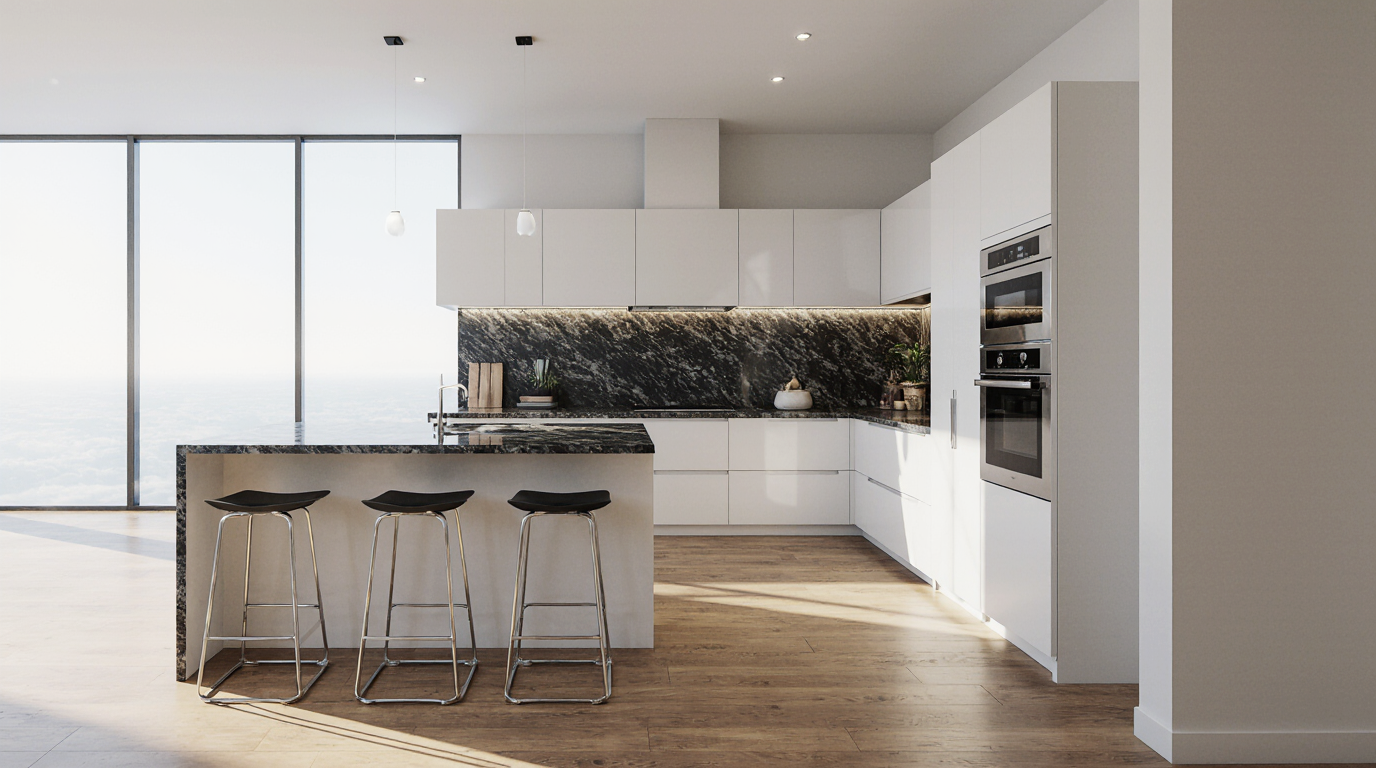L Shaped Kitchen
