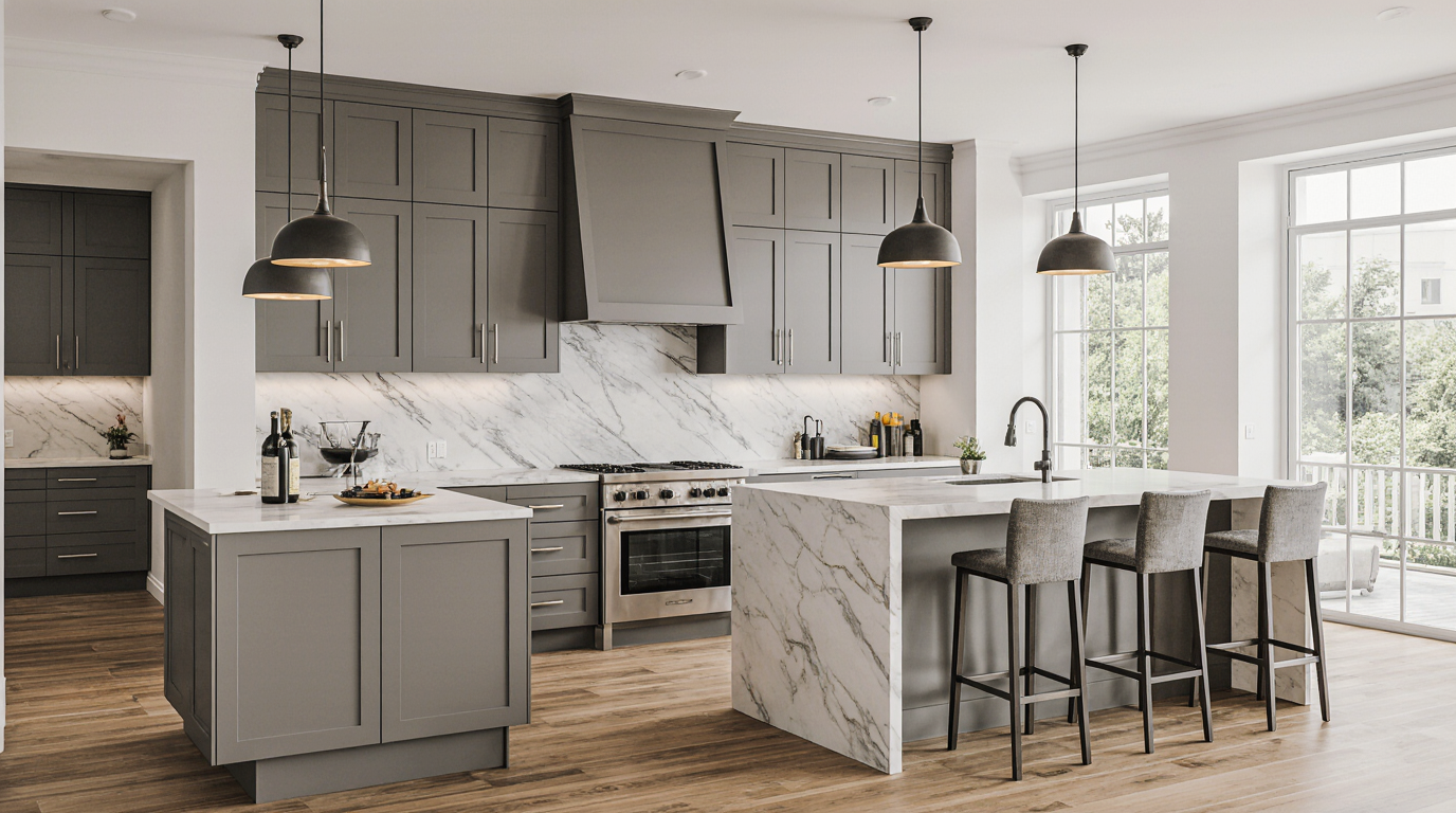 The clean lines of frameless Shaker cabinets are a perfect match for modern coastal design, but their tight tolerances are unforgiving in o…