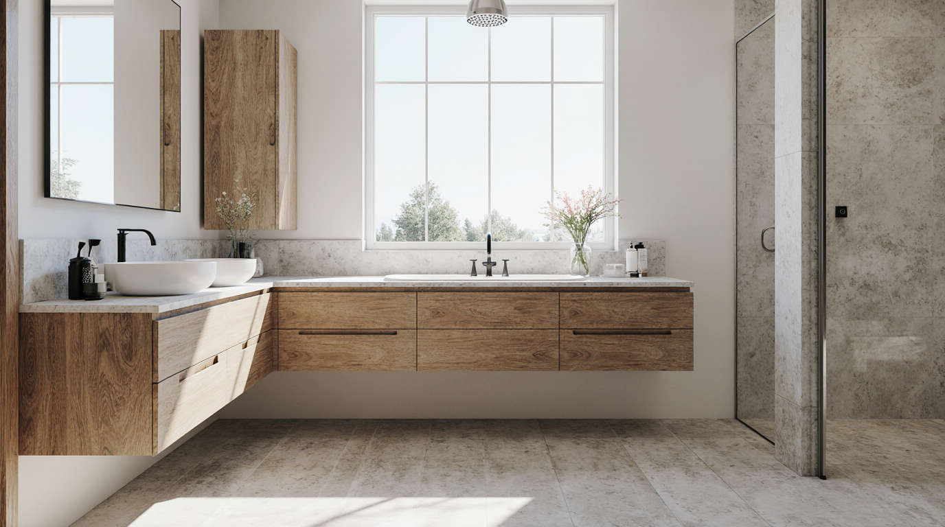 Over my years designing and building cabinetry here in Sarasota County, I've seen the same failure point repeatedly: bathroom vanities dest…