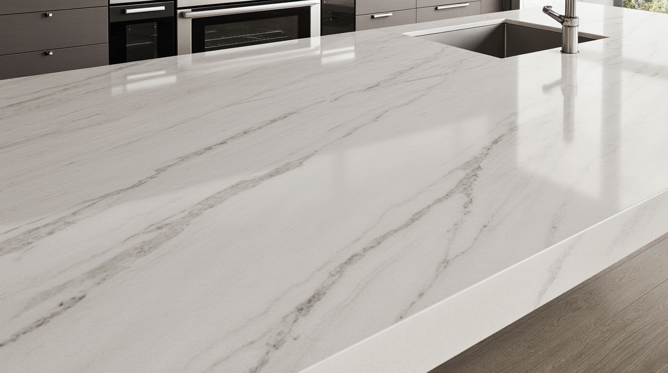 White Solid Surface Countertops