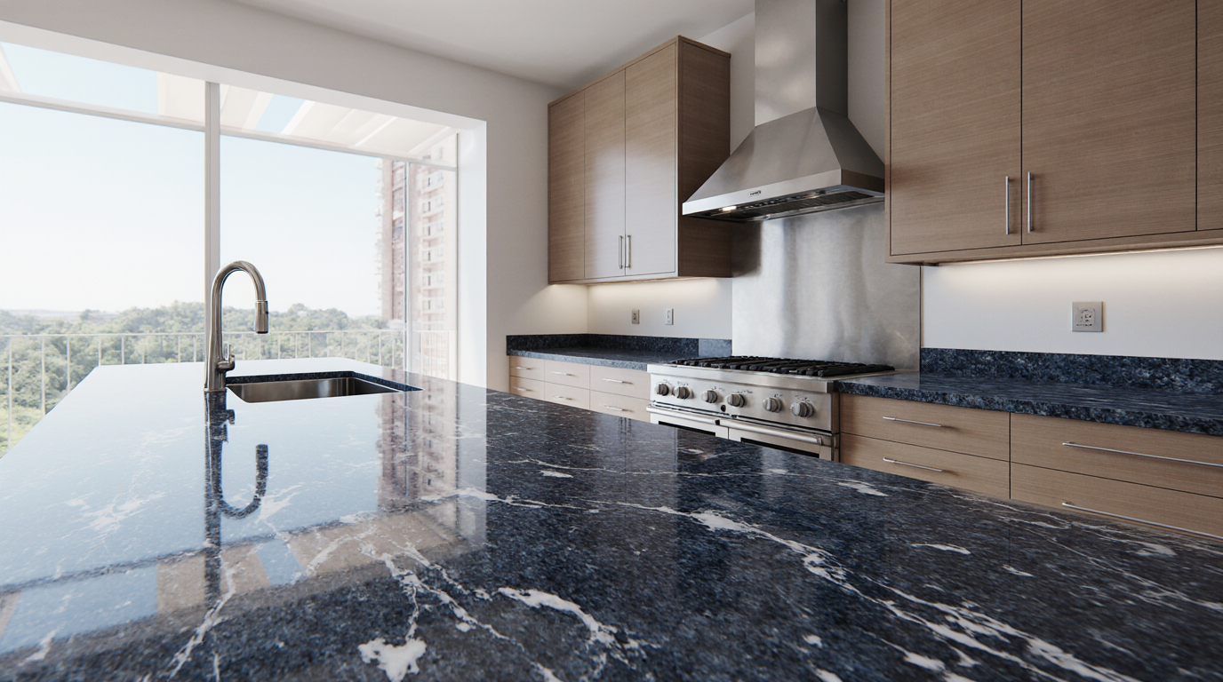Blue Granite Countertops