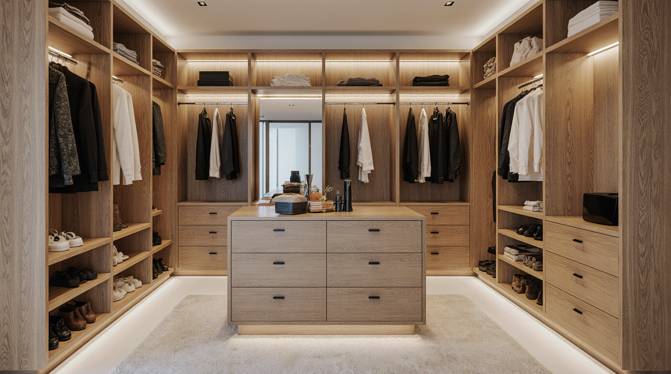 Custom Made Closet Organizer