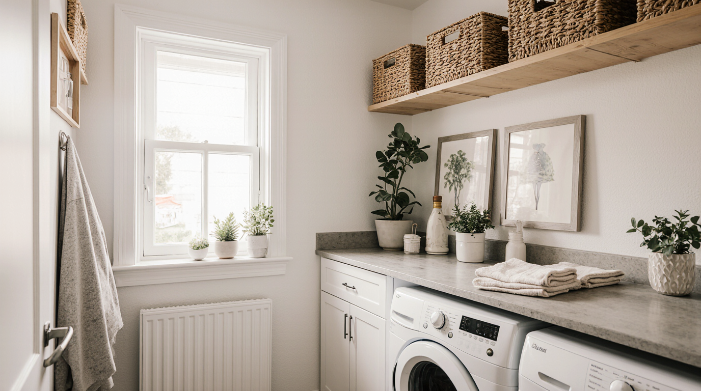 Small Laundry Room Decor
