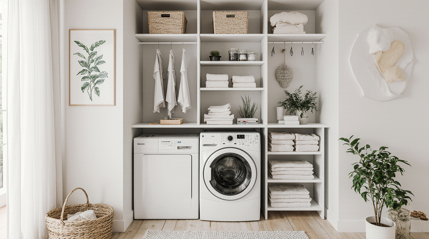 Small Laundry Room Decor Ideas