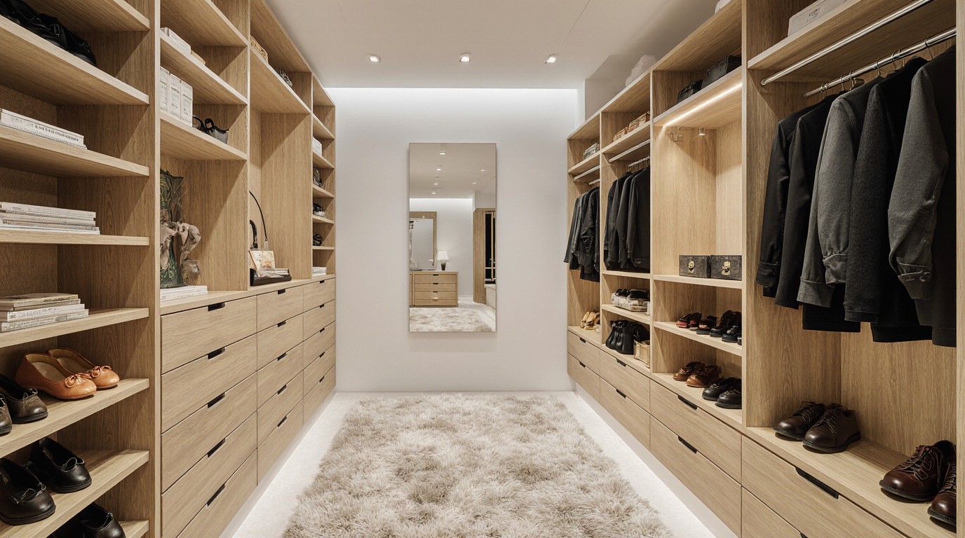 Custom Walk in Closet Design