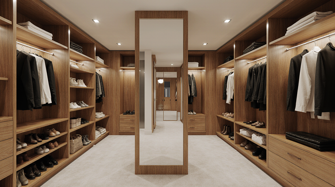 Walk in Wardrobe Shelving