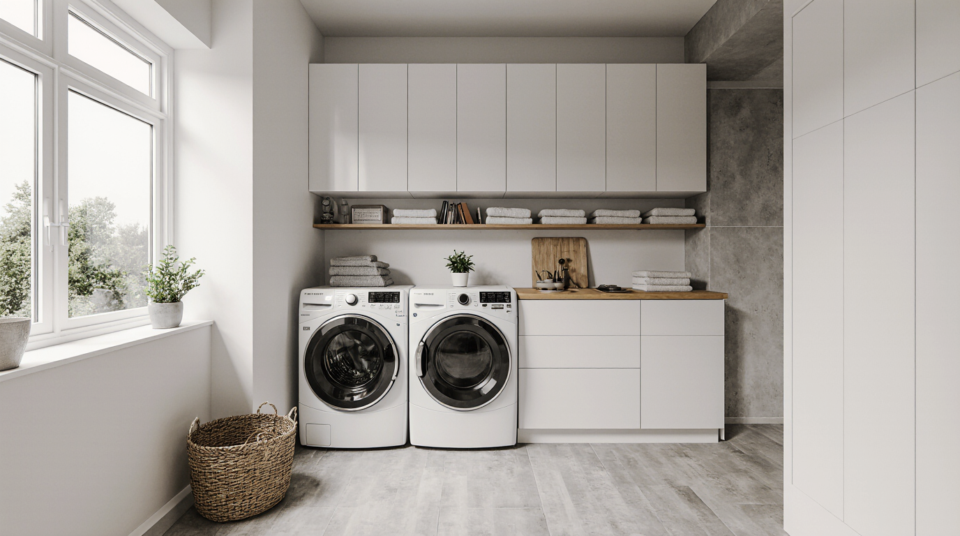 In my experience designing and building custom cabinetry across Sarasota County, I've seen the same critical failure in large laundry rooms…