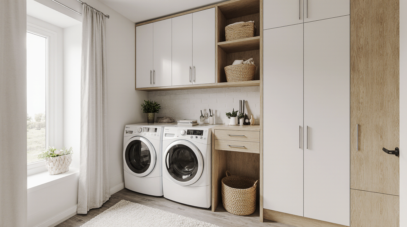 Laundry Room Upper Cabinets