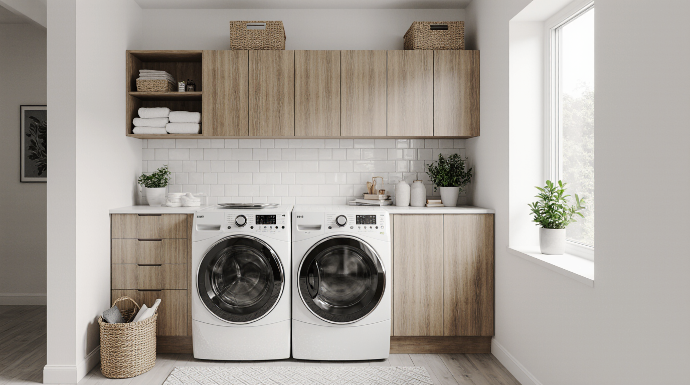 Small Laundry Room Makeover