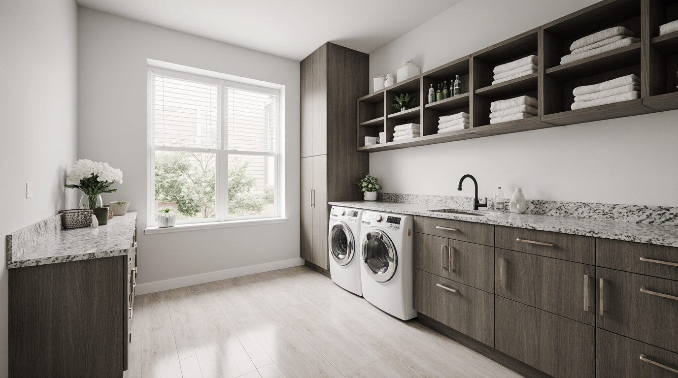 House Plans with Large Laundry Room