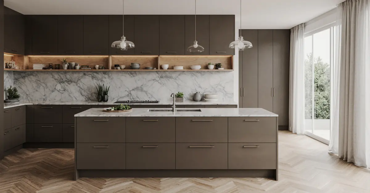 Many believe that achieving a sleek, modern brown kitchen in a coastal environment is a battle against nature. The assumption is that the h…