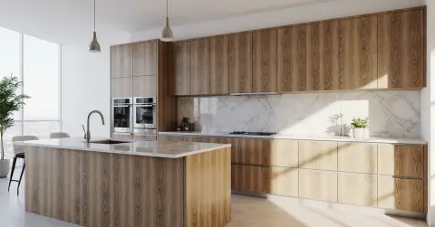 Why do so many natural wood kitchens, designed to be timeless, end up looking dated or showing wear in just a few years? The answer often l…